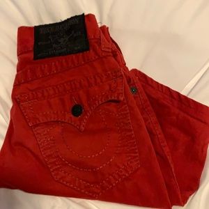 Men’s True Religion Shorts - Red
